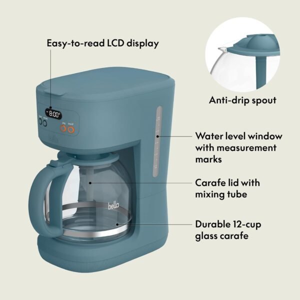 Bella 12 Cup Programmable Coffee Maker Surf Review Uncovers Features and Performance Insights Bella 12 Cup Programmable Coffee Maker Surf Review Uncovers Features and Performance Insights