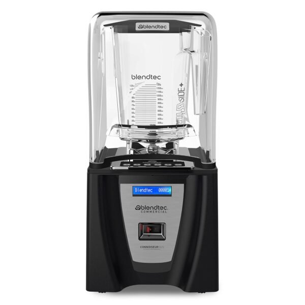 Blendtec Connoisseur 825 Black Food Blender with Sound Enclosure and 2 WildSide+ Jars, 42 Preprogrammed Cycles, 2750 mL Capacity Blendtec Connoisseur 825 Black Food Blender with Sound Enclosure and 2 WildSide+ Jars, 42 Preprogrammed Cycles, 2750 mL Capacity