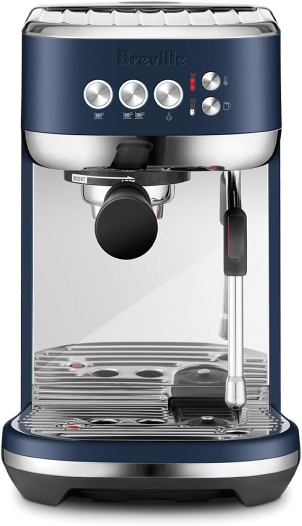 Breville Bambino Plus Espresso Machine BES500DBL, Damson Blue Breville Bambino Plus Espresso Machine BES500DBL, Damson Blue