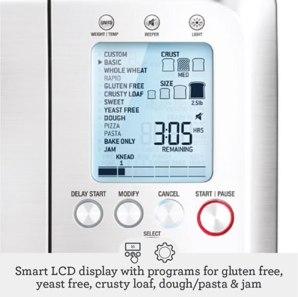 Breville BBM800XL Bread Maker Review Smart Features and Custom Loaf Settings Explained Breville BBM800XL Bread Maker Review Smart Features and Custom Loaf Settings Explained