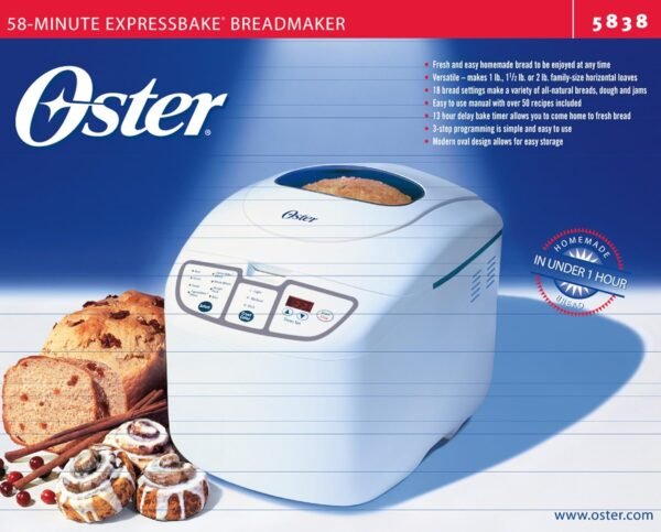 Comprehensive Review of Oster 5838 ExpressBake Breadmaker Best for Quick Homemade Bread Comprehensive Review of Oster 5838 ExpressBake Breadmaker Best for Quick Homemade Bread
