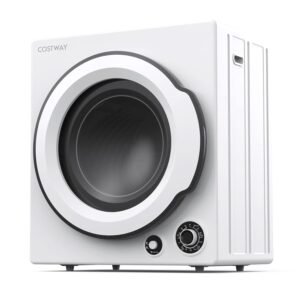 COSTWAY Portable Clothes Dryer, 13.2 LBS Front Load Compact Laundry Dryer with Stainless Steel Drum, 5 Drying Programs and Adjustable Exhaust Vent, Electric Tumble Laundry... COSTWAY Portable Clothes Dryer, 13.2 LBS Front Load Compact Laundry Dryer with Stainless Steel Drum, 5 Drying Programs and Adjustable Exhaust Vent, Electric Tumble Laundry...