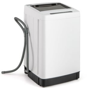 COSTWAY Portable Washing Machine, 11 LBS Full Automatic Portable Washer with 8 Modes, 10 Water Levels, LED Display & Built-In Drain Pump, 1.5 Cu.Ft. Washer & Spinner Combo for... COSTWAY Portable Washing Machine, 11 LBS Full Automatic Portable Washer with 8 Modes, 10 Water Levels, LED Display & Built-In Drain Pump, 1.5 Cu.Ft. Washer & Spinner Combo for...