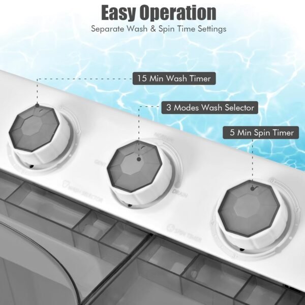 COSTWAY Portable Washing Machine Review High Capacity Compact Washer for Apartments COSTWAY Portable Washing Machine Review High Capacity Compact Washer for Apartments