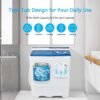 Costway Portable Washing Machine Twin Tub Review Compact Laundry Washer for Apartments