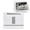 Farberware Compact 6-Place Setting Dishwasher - Portable Mini Countertop Dishwasher with 7 Wash Programs - Perfect for Small Spaces Like Apartment, Dorm, Boat, Camper/RV Farberware Compact 6-Place Setting Dishwasher - Portable Mini Countertop Dishwasher with 7 Wash Programs - Perfect for Small Spaces Like Apartment, Dorm, Boat, Camper/RV