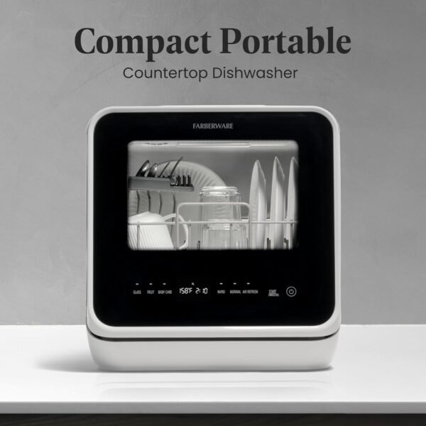 Farberware Portable Countertop Dishwasher Review Discover Efficiency and Convenience in Compact Dishwashing