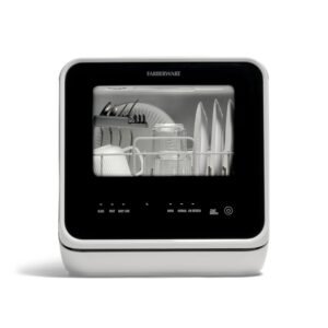 Farberware Portable Countertop Dishwasher with 5-Liter Built-in Water Tank - 5-Program System for Home, RV, and Apartment - Wash Dishes, Glass, and Baby Products Farberware Portable Countertop Dishwasher with 5-Liter Built-in Water Tank - 5-Program System for Home, RV, and Apartment - Wash Dishes, Glass, and Baby Products