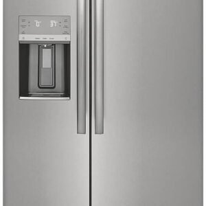 Frigidaire GRSS2652AF 36" Gallery Series Freestanding Side by Side Refrigerator with 25.6 cu. ft. Capacity, 3 Glass Shelves, Crisper Drawer, Ice Maker, Energy Star Certified in... Frigidaire GRSS2652AF 36" Gallery Series Freestanding Side by Side Refrigerator with 25.6 cu. ft. Capacity, 3 Glass Shelves, Crisper Drawer, Ice Maker, Energy Star Certified in...