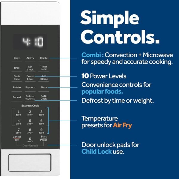 GE Countertop Microwave Oven GCST10A1WSS Review Air Fryer Convection Broiler Features Explored GE Countertop Microwave Oven GCST10A1WSS Review Air Fryer Convection Broiler Features Explored