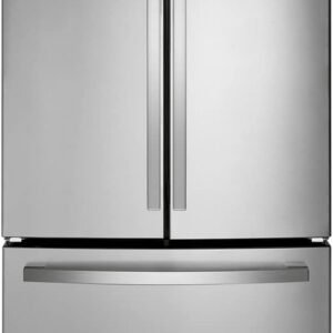 GE GNE27JYMFS 36" French Door Refrigerator with 27 cu. ft. Total Capacity Energy Star LED Lighting Internal Water Dispenser Spill-Proof Shelves in Fingerprint Resistant... GE GNE27JYMFS 36" French Door Refrigerator with 27 cu. ft. Total Capacity Energy Star LED Lighting Internal Water Dispenser Spill-Proof Shelves in Fingerprint Resistant...