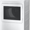 GE Profile PTD60EBSRWS 7.4 Cu. Ft. White Electric Dryer with Sanitize Cycle and Sensor Dry GE Profile PTD60EBSRWS 7.4 Cu. Ft. White Electric Dryer with Sanitize Cycle and Sensor Dry