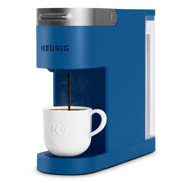 Keurig K-Slim Single Serve K-Cup Pod Coffee Maker, Featuring Simple Push Button Controls And MultiStream Technology, Twilight Blue Keurig K-Slim Single Serve K-Cup Pod Coffee Maker, Featuring Simple Push Button Controls And MultiStream Technology, Twilight Blue