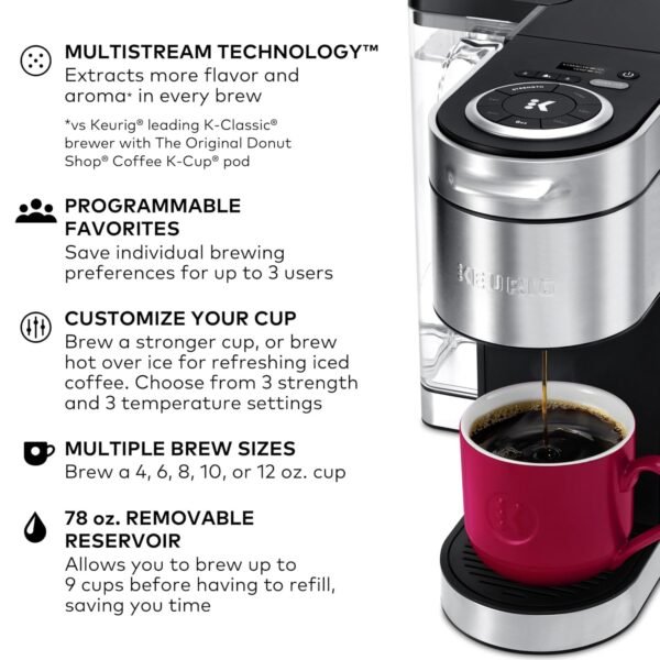 Keurig K-Supreme Plus Single Serve Coffee Maker Review with MultiStream Technology Features Keurig K-Supreme Plus Single Serve Coffee Maker Review with MultiStream Technology Features