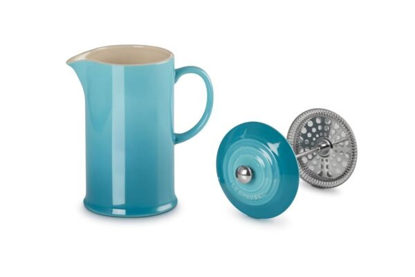 Le Creuset French Press Review Best Stoneware Coffee Maker Caribbean Color Durable Design Le Creuset French Press Review Best Stoneware Coffee Maker Caribbean Color Durable Design