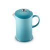 Le Creuset Stoneware French Press, 34 oz., Caribbean Le Creuset Stoneware French Press, 34 oz., Caribbean