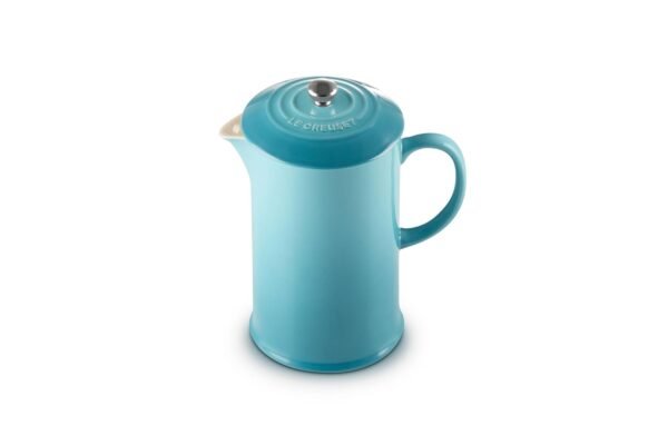 Le Creuset Stoneware French Press, 34 oz., Caribbean Le Creuset Stoneware French Press, 34 oz., Caribbean