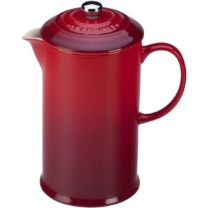 Le Creuset Stoneware French Press, 34 oz., Cerise Le Creuset Stoneware French Press, 34 oz., Cerise