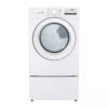 LG 7.4 Cu. Ft. White Gas Dryer - DLG3401W LG 7.4 Cu. Ft. White Gas Dryer - DLG3401W