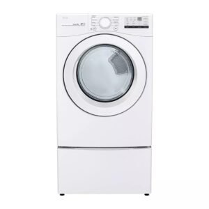 LG 7.4 Cu. Ft. White Gas Dryer - DLG3401W LG 7.4 Cu. Ft. White Gas Dryer - DLG3401W