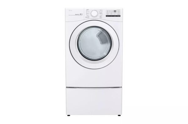 LG 7.4 Cu. Ft. White Gas Dryer - DLG3401W LG 7.4 Cu. Ft. White Gas Dryer - DLG3401W