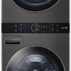 LG WKEX200HBA 27 Inch Smart Electric Single Unit WashTower with 4.5 cu. ft. Washer Capacity, 7.4 cu. ft. Dryer Capacity LG WKEX200HBA 27 Inch Smart Electric Single Unit WashTower with 4.5 cu. ft. Washer Capacity, 7.4 cu. ft. Dryer Capacity