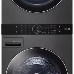 LG WKGX201HBA 27 Inch Smart Gas Single Unit WashTower with 4.5 cu. ft. Washer Capacity, 7.4 cu. ft. Dryer Capacity, TurboWash™360° Technology, LG ThinQ® Technology, AI Fabric... LG WKGX201HBA 27 Inch Smart Gas Single Unit WashTower with 4.5 cu. ft. Washer Capacity, 7.4 cu. ft. Dryer Capacity, TurboWash™360° Technology, LG ThinQ® Technology, AI Fabric...
