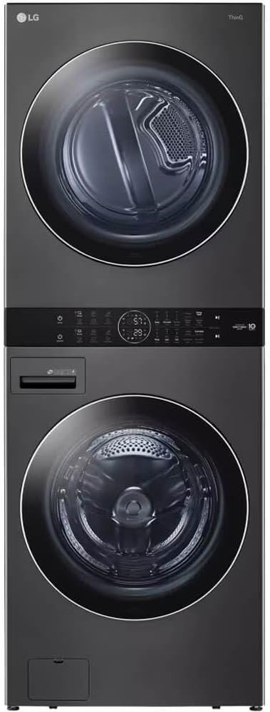 LG WKGX201HBA 27 Inch Smart Gas Single Unit WashTower with 4.5 cu. ft. Washer Capacity, 7.4 cu. ft. Dryer Capacity, TurboWash™360° Technology, LG ThinQ® Technology, AI Fabric... LG WKGX201HBA 27 Inch Smart Gas Single Unit WashTower with 4.5 cu. ft. Washer Capacity, 7.4 cu. ft. Dryer Capacity, TurboWash™360° Technology, LG ThinQ® Technology, AI Fabric...