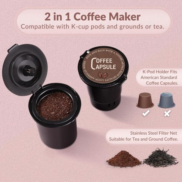 Mecity Coffee Maker Review Compact 3 in 1 Drip Machine for K Cup and Ground Coffee