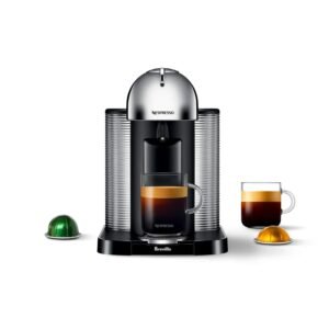 Nespresso Vertuo Coffee and Espresso Maker by Breville, Chrome Nespresso Vertuo Coffee and Espresso Maker by Breville, Chrome