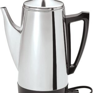 Presto 02811 12-Cup Stainless Steel Coffee Maker with 1 Year Extended Warranty