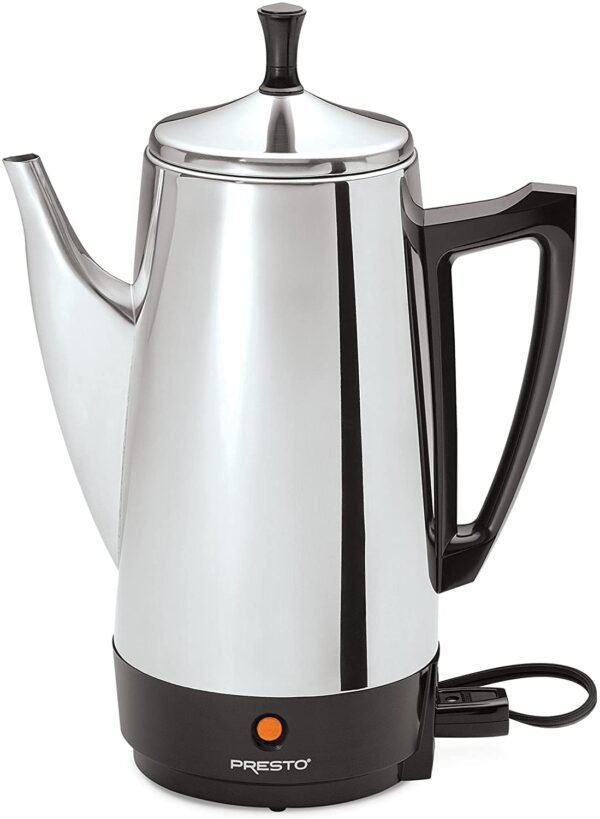 Presto 02811 12-Cup Stainless Steel Coffee Maker with 1 Year Extended Warranty Presto 02811 12-Cup Stainless Steel Coffee Maker with 1 Year Extended Warranty