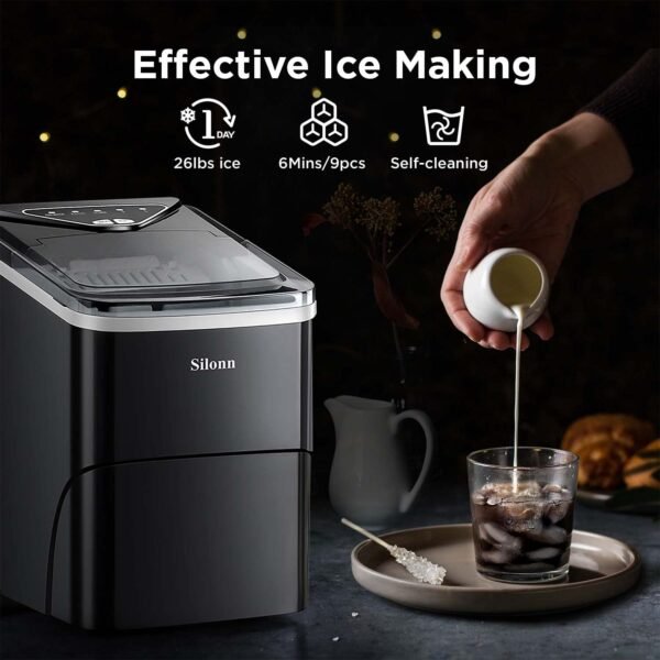 Silonn Countertop Ice Maker Review Fast Bullet Ice Production with Quiet Operation Silonn Countertop Ice Maker Review Fast Bullet Ice Production with Quiet Operation