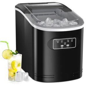 Silonn Ice Maker Machine Countertop, 26 lbs in 24 Hours, 9 Cubes Ready in 6 Mins, Self-Clean Ice Maker Compact Portable Ice Maker with Ice Scoop and Basket Silonn Ice Maker Machine Countertop, 26 lbs in 24 Hours, 9 Cubes Ready in 6 Mins, Self-Clean Ice Maker Compact Portable Ice Maker with Ice Scoop and Basket
