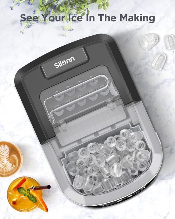 Silonn Ice Maker Review Fast Quiet Countertop Machine Producing 26 Pounds Daily Silonn Ice Maker Review Fast Quiet Countertop Machine Producing 26 Pounds Daily