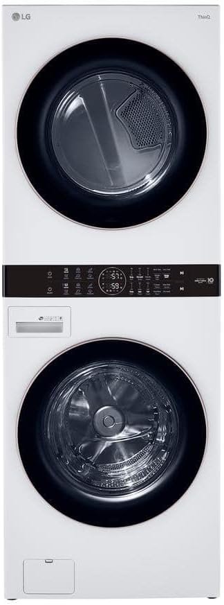 Single Unit Front Load LG WashTower™ with Center Control™ 4.5 cu. ft. Washer and 7.4 cu. ft. Electric Dryer Single Unit Front Load LG WashTower™ with Center Control™ 4.5 cu. ft. Washer and 7.4 cu. ft. Electric Dryer