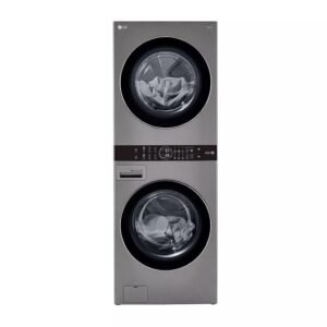 Single Unit Front Load LG WashTower™ with Center Control™ 4.5 cu. ft. Washer and 7.4 cu. ft. Electric Dryer Single Unit Front Load LG WashTower™ with Center Control™ 4.5 cu. ft. Washer and 7.4 cu. ft. Electric Dryer