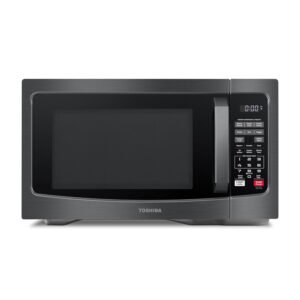 TOSHIBA EM131A5C-BS Countertop Microwave Ovens 1.2 Cu Ft, 12.4" Removable Turntable Smart Humidity Sensor 12 Auto Menus Mute Function ECO Mode Easy Clean Interior Black Color 1000W TOSHIBA EM131A5C-BS Countertop Microwave Ovens 1.2 Cu Ft, 12.4" Removable Turntable Smart Humidity Sensor 12 Auto Menus Mute Function ECO Mode Easy Clean Interior Black Color 1000W