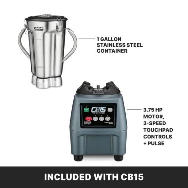 Waring Commercial CB15 Blender Review Ultra Heavy Duty 3.75 HP Performance Tested Waring Commercial CB15 Blender Review Ultra Heavy Duty 3.75 HP Performance Tested