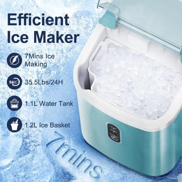 ZAFRO Portable Ice Maker Review Fast Nugget Ice Machine for Home and Office