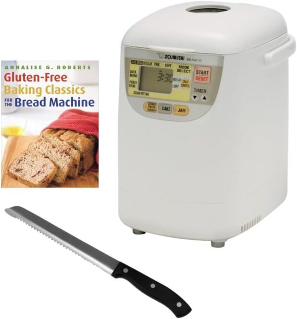 Zojirushi BB-HAC10 Home Bakery 1-Pound-Loaf Mini Breadmaker Gluten-Free Bundle (3 Items) Zojirushi BB-HAC10 Home Bakery 1-Pound-Loaf Mini Breadmaker Gluten-Free Bundle (3 Items)